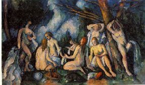 CEZANNE: Les grandes baigneuses, 1900-1905