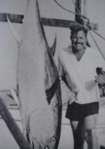 Photo from SwordfishingCentral.com, Hemmingway's first unmutilated Bluefin off Bimini