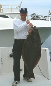 Marina Del Rey Angler's Photo, Victor Jedlicka's 40lb Halibut