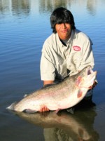 FishingLakes.com, Mike Lopez' 28.10 lb Record Rainbow Trout