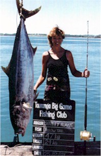 World Record Yellow Tail Photo from GameFishingCharters.co.nz