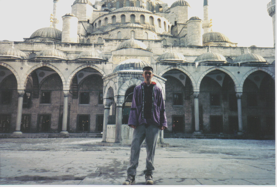 Garnet Mae, at the Hagia Sophia