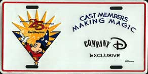 WDW 25th Anniversary Celebration Company D Exclusive Cast Members Making Magic