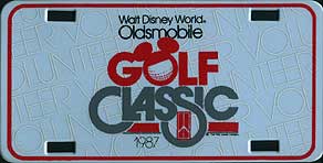 Walt Disney World Oldsmobile Golf Classic 1987 Volunteer