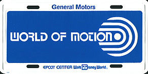 General Motors World of Motion EPCOT Center Walt Disney World