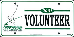 2001 Volunteer National Car Rental Golf Classic at WDW Resort