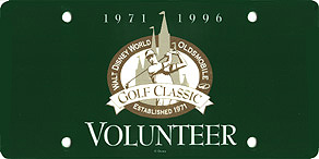 Walt Disney World Oldsmobile Golf Classic Established 1971, 1971 1996 Volunteer