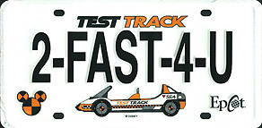 Test Track 2-FAST-4-U Epcot