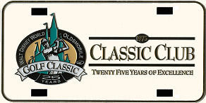 Walt Disney World Oldsmobile Golf Classic 25 Years 1995 Classic Club Twenty Five Years of Excellence