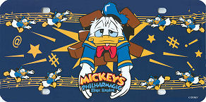 Mickey's PhilharMagic Magic Kingdom featuring Donald Duck (front).