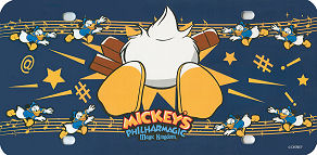 Mickey's PhilharMagic Magic Kingdom featuring Donald Duck (back).