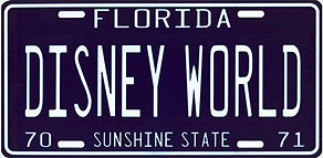 Replica State of Florida 1971 License Plate.
