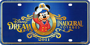 Disney Dream Inaugural Voyages 2011.