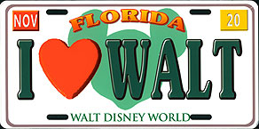 I 'Love' WALT, Florida, Walt Disney World.