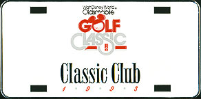 Walt Disney World Oldsmobile Golf Classic Classic Club 1993