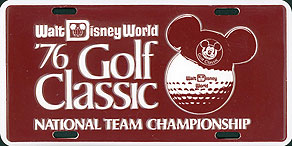 Walt Disney World '76 Golf Classic National Team Championship.