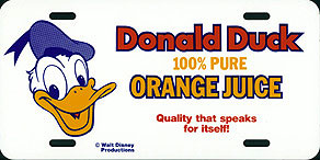 Donald Duck 100% Pure Orange Juice Quality that speaks for itself!