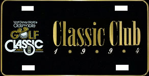 Walt Disney World Oldsmobile Golf Classic 1994 Classic Club