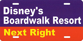 Disney's Boardwalk Resort Next Right.