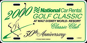 2000 National Car Rental Golf Classic at WDW Resort Classic Club 30th Anniversary 