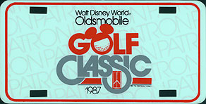 Walt Disney World Oldsmobile Golf Classic 1987 Patron