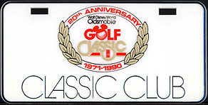 20th Anniversary Walt Disney World Oldsmobile Golf Classic 1971 - 1990 Classic Club.