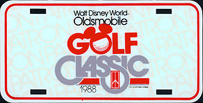 Walt Disney World Oldsmobile Golf Classic 1988 Patron