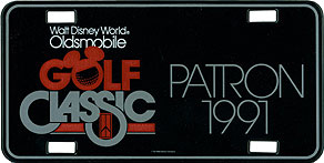 Walt Disney World Oldsmobile Golf Classic 1991 Patron