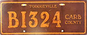 Prop 
License Plate