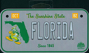 The Sunshine State Oct 82 Florida Since 1845 American Adventure Epcot World Showcase