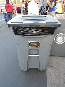 Custodial Cart with License Plate in Cars Land