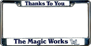 Thanks To You The Magic Works