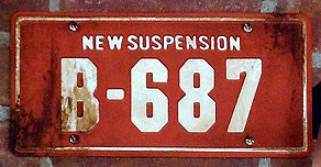 Cars Land License Plate