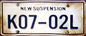 Cars Land License Plate