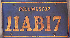 Cars Land License Plate