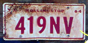 Cars Land License Plate