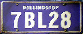 Cars Land License Plate