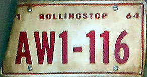 Cars Land License Plate
