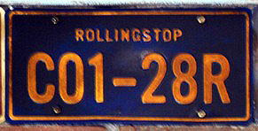 Cars Land License Plate