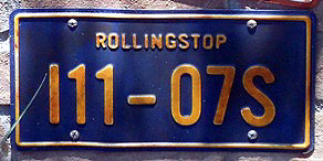 Cars Land License Plate