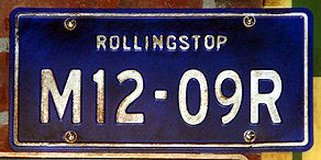 Cars Land License Plate