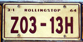 Cars Land License Plate