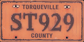 Prop License Plate