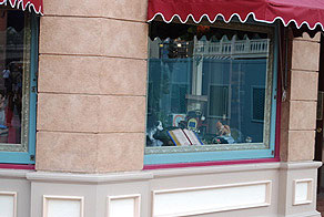 Disneyland Emporium Store Window Display