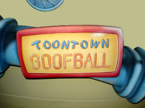 Goofy's Gas Station Window Display 2010