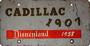 Cadillac 1907 License Plate