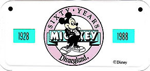 Disneyland Sixty Years Mickey 1928 1988