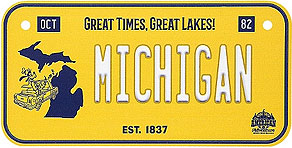 Great Times, Great Lakes! Oct 82 Michigan Est. 1937 American Adventure Epcot World Showcase