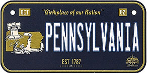 Birthplace of our Nation Oct 82 Pennsylvania Est. 1787 American Adventure Epcot World Showcase