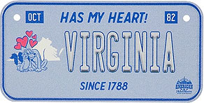 Has My Heart! Oct 82 Virginia Since 1788 American Adventure Epcot World Showcase